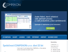 Tablet Screenshot of compekon.cz